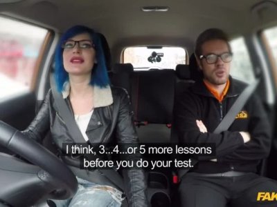 Anal sex for blue haired learner